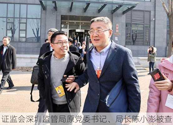 证监会深圳监管局原党委书记、局长陈小澎被查