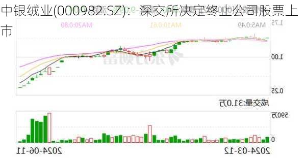 中银绒业(000982.SZ)：深交所决定终止公司股票上市