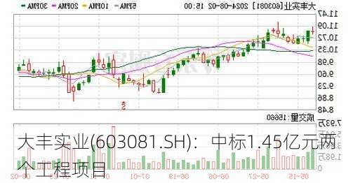 大丰实业(603081.SH)：中标1.45亿元两个工程项目