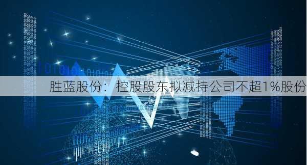 胜蓝股份：控股股东拟减持公司不超1%股份