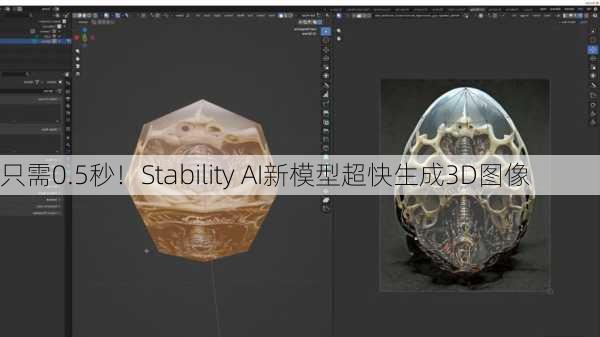 只需0.5秒！Stability AI新模型超快生成3D图像