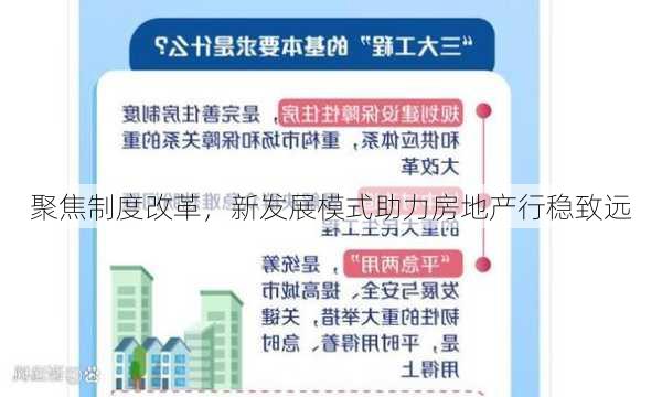 聚焦制度改革，新发展模式助力房地产行稳致远