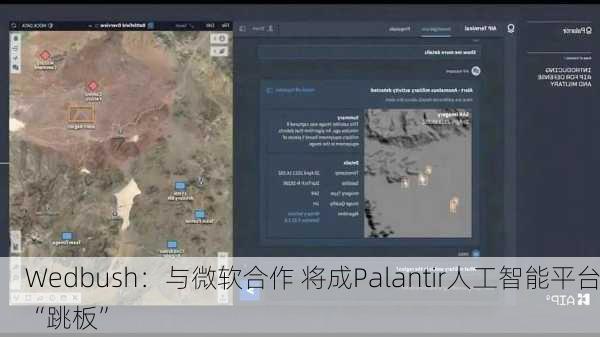Wedbush：与微软合作 将成Palantir人工智能平台“跳板”