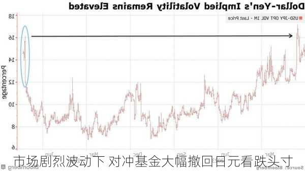 市场剧烈波动下 对冲基金大幅撤回日元看跌头寸