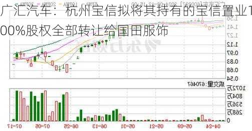 广汇汽车：杭州宝信拟将其持有的宝信置业100%股权全部转让给国田服饰