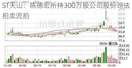 ST天山：陈德宏所持300万股公司股份司法拍卖流拍