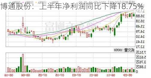 博通股份：上半年净利润同比下降18.75%