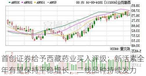 首创证券给予西藏药业买入评级：新活素全年有望保持平稳增长，二线品种持续发力