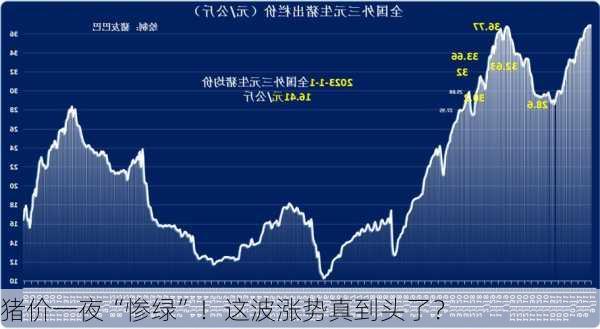 猪价一夜“惨绿”！这波涨势真到头了？