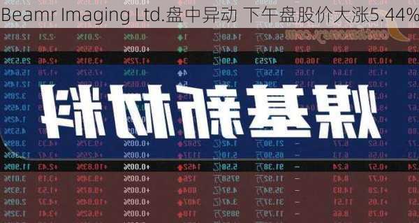 Beamr Imaging Ltd.盘中异动 下午盘股价大涨5.44%