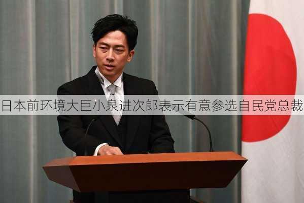 日本前环境大臣小泉进次郎表示有意参选自民党总裁