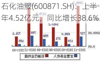 石化油服(600871.SH)：上半年4.52亿元，同比增长38.6%