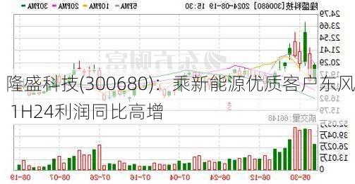 隆盛科技(300680)：乘新能源优质客户东风 1H24利润同比高增