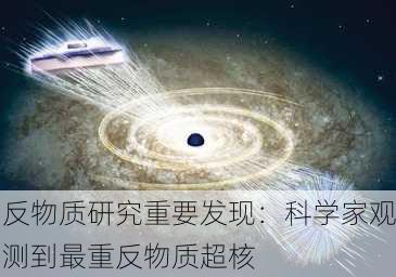 反物质研究重要发现：科学家观测到最重反物质超核