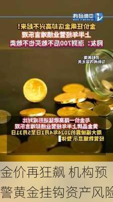 金价再狂飙 机构预警黄金挂钩资产风险