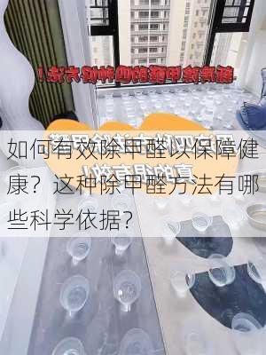 如何有效除甲醛以保障健康？这种除甲醛方法有哪些科学依据？