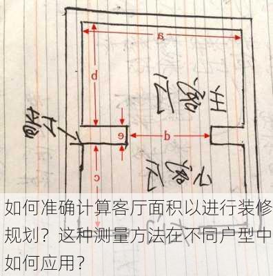 如何准确计算客厅面积以进行装修规划？这种测量方法在不同户型中如何应用？