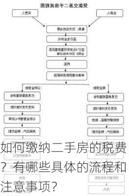 如何缴纳二手房的税费？有哪些具体的流程和注意事项？