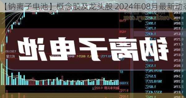 【钠离子电池】概念股及龙头股 2024年08月最新动态