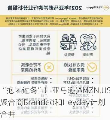 “抱团过冬”！亚马逊(AMZN.US)聚合商Branded和Heyday计划合并