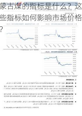 蒙古煤的指标是什么？这些指标如何影响市场价格？