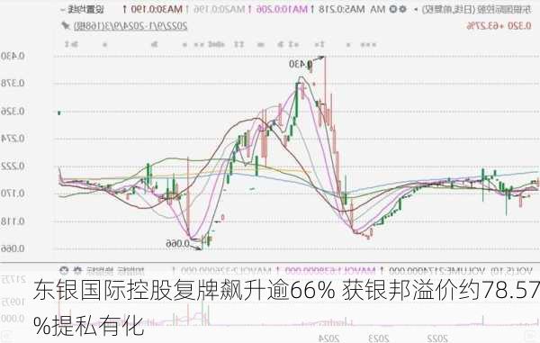 东银国际控股复牌飙升逾66% 获银邦溢价约78.57%提私有化