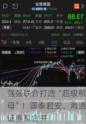 强强联合打造“超级航母”！国泰君安、海通证券拟合并