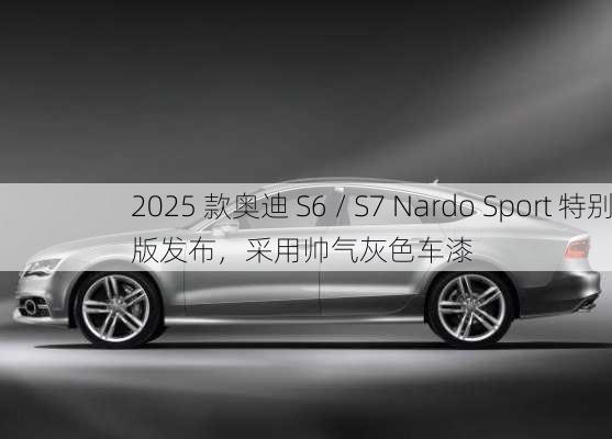 2025 款奥迪 S6 / S7 Nardo Sport 特别版发布，采用帅气灰色车漆