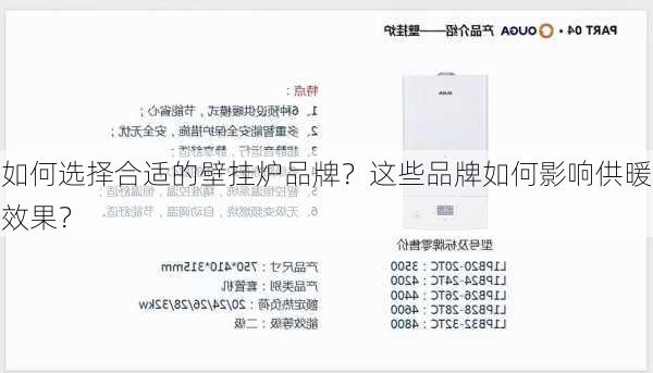 如何选择合适的壁挂炉品牌？这些品牌如何影响供暖效果？