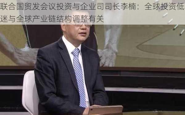 联合国贸发会议投资与企业司司长李楠：全球投资低迷与全球产业链结构调整有关