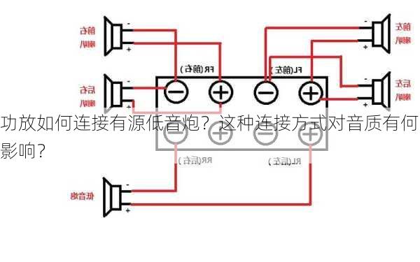 功放如何连接有源低音炮？这种连接方式对音质有何影响？