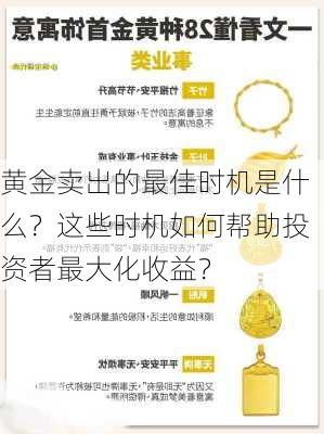 黄金卖出的最佳时机是什么？这些时机如何帮助投资者最大化收益？