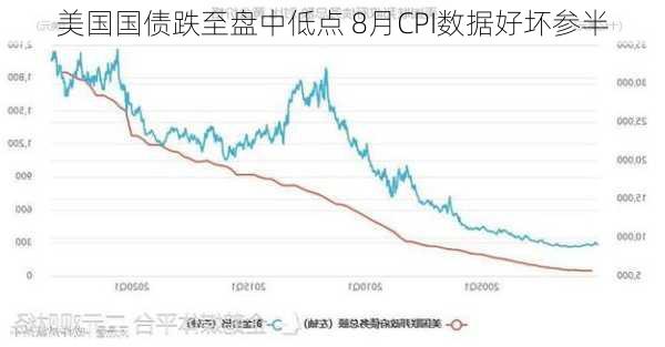 美国国债跌至盘中低点 8月CPI数据好坏参半