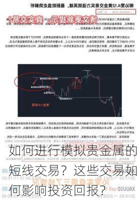 如何进行模拟贵金属的短线交易？这些交易如何影响投资回报？