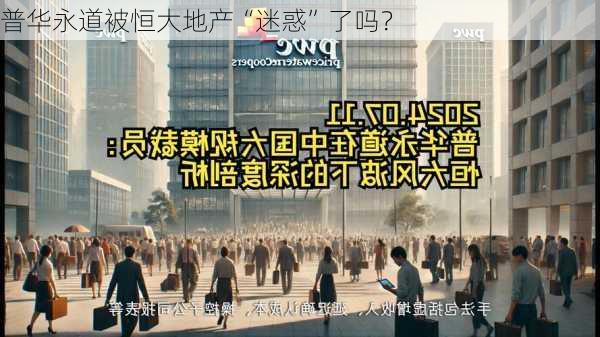 普华永道被恒大地产“迷惑”了吗？