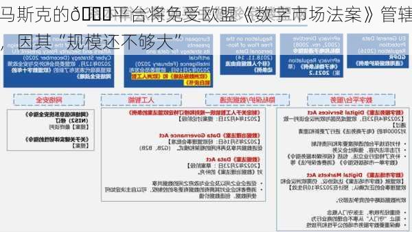 马斯克的𝕏平台将免受欧盟《数字市场法案》管辖，因其“规模还不够大”