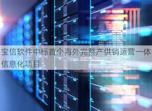 宝信软件中标首个海外完整产供销运营一体信息化项目