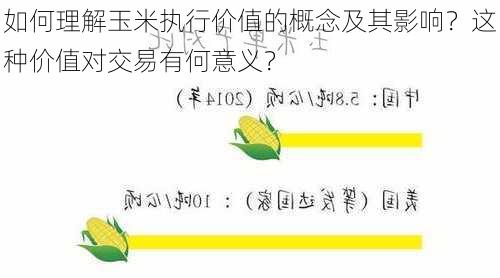 如何理解玉米执行价值的概念及其影响？这种价值对交易有何意义？