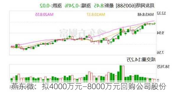 燕东微：拟4000万元―8000万元回购公司股份