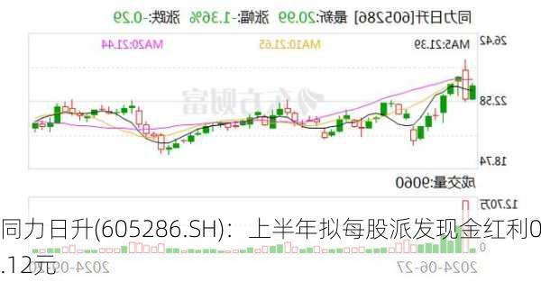 同力日升(605286.SH)：上半年拟每股派发现金红利0.12元