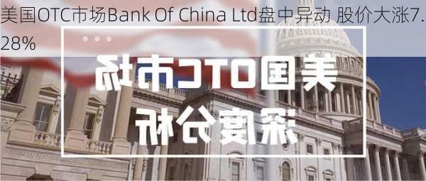 美国OTC市场Bank Of China Ltd盘中异动 股价大涨7.28%