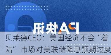 贝莱德CEO：美国经济不会“着陆” 市场对美联储降息预期过度