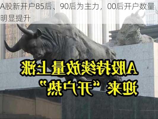 A股新开户85后、90后为主力，00后开户数量明显提升