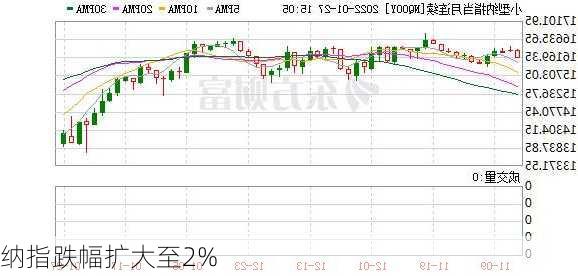 纳指跌幅扩大至2%