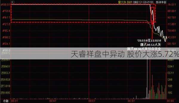 天睿祥盘中异动 股价大涨5.72%