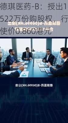 德琪医药-B：授出1522万份购股权，行使价0.860港元