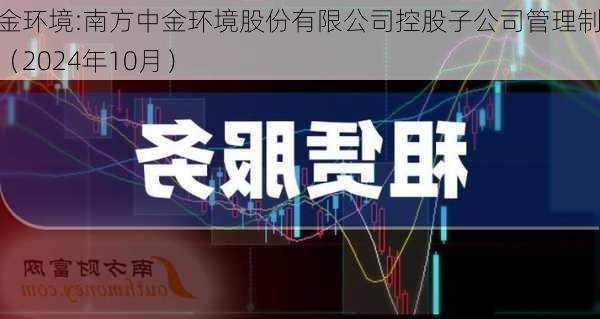 中金环境:南方中金环境股份有限公司控股子公司管理制度（2024年10月）