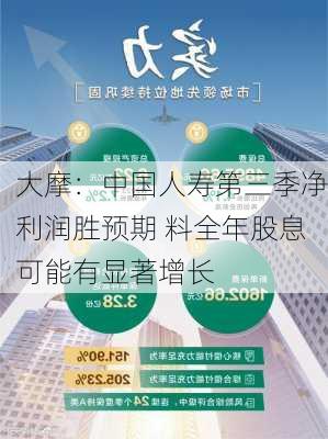 大摩：中国人寿第三季净利润胜预期 料全年股息可能有显著增长