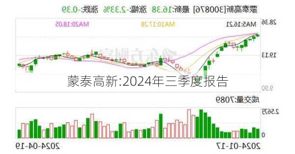 蒙泰高新:2024年三季度报告