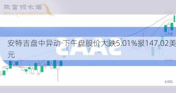 安特吉盘中异动 下午盘股价大跌5.01%报147.02美元